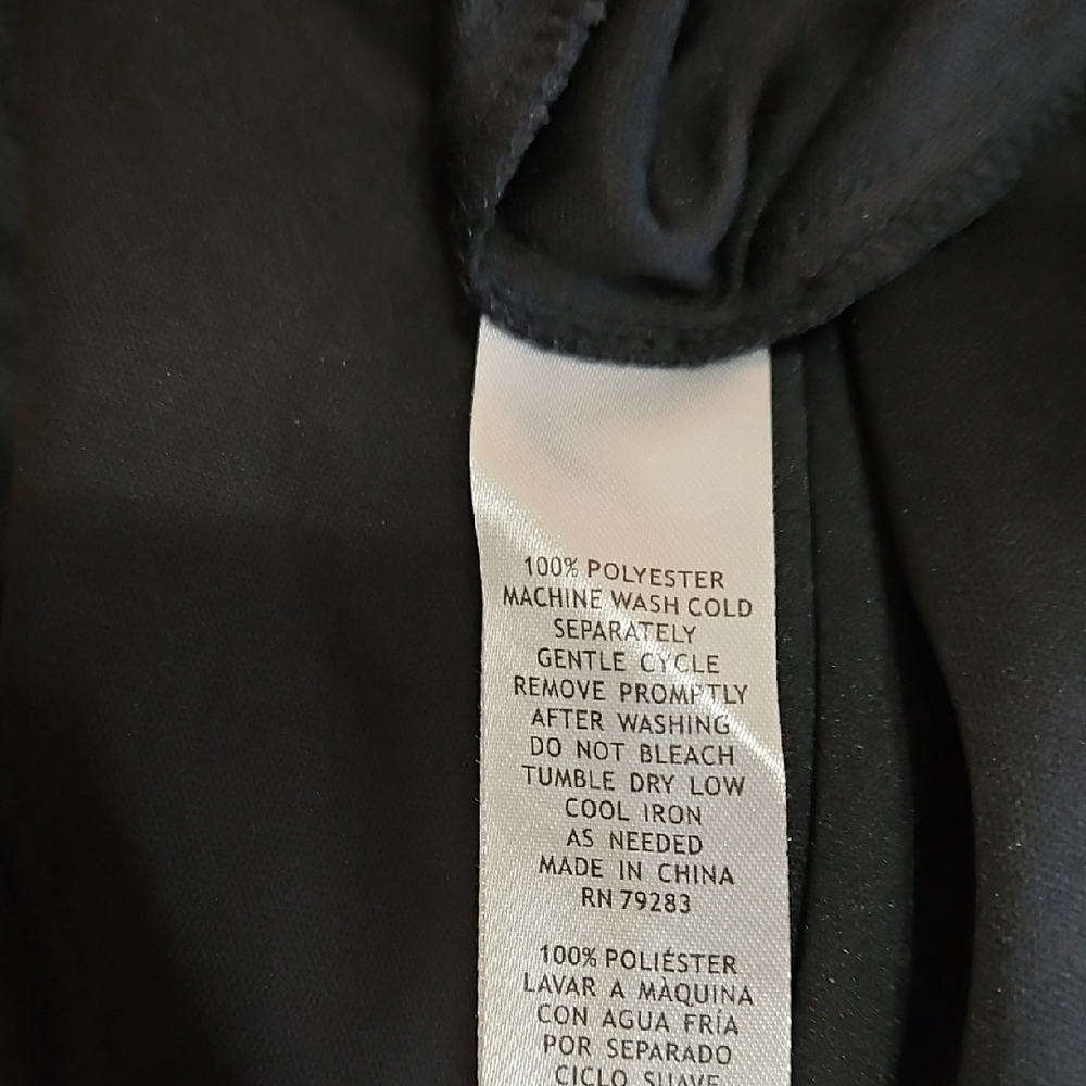 Alex Evenings Elegant Elastic Waist Black Maxi Skirt With Tiered Hem Size L - Picture 8 of 8